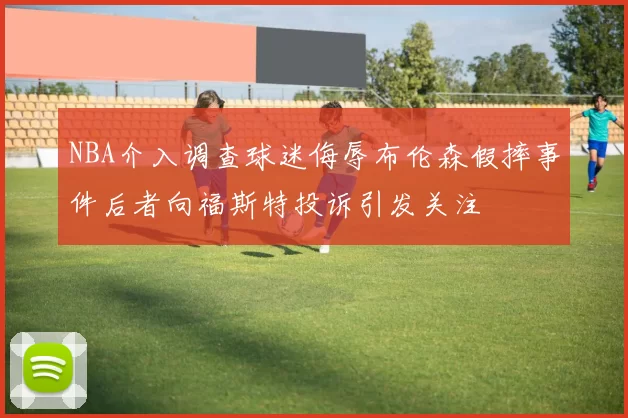 NBA介入调查球迷侮辱布伦森假摔事件后者向福斯特投诉引发关注